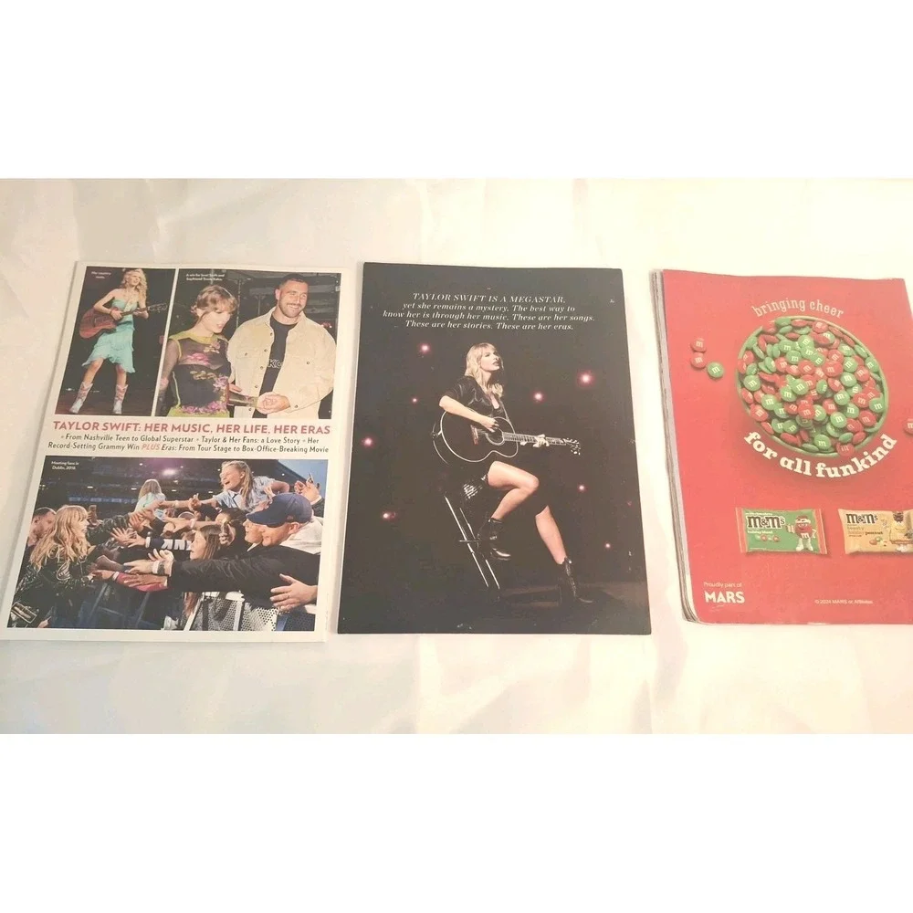 Taylor Swift Magazine Lot Of 3 People Travis Kelce 200 Photos Life Offstage